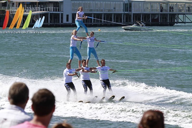 Chaparral Water Ski Stunt Show - Festival of Sail 2013 © Teri Dodds/ Festival of Sails http://www.festivalofsails.com.au/